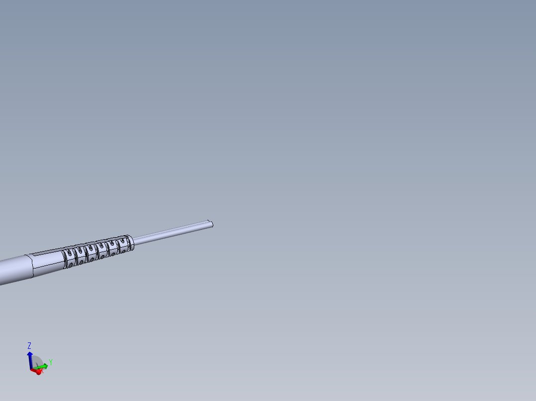 FFR-410 检测距离30mm 1M线 安装头M4主视图