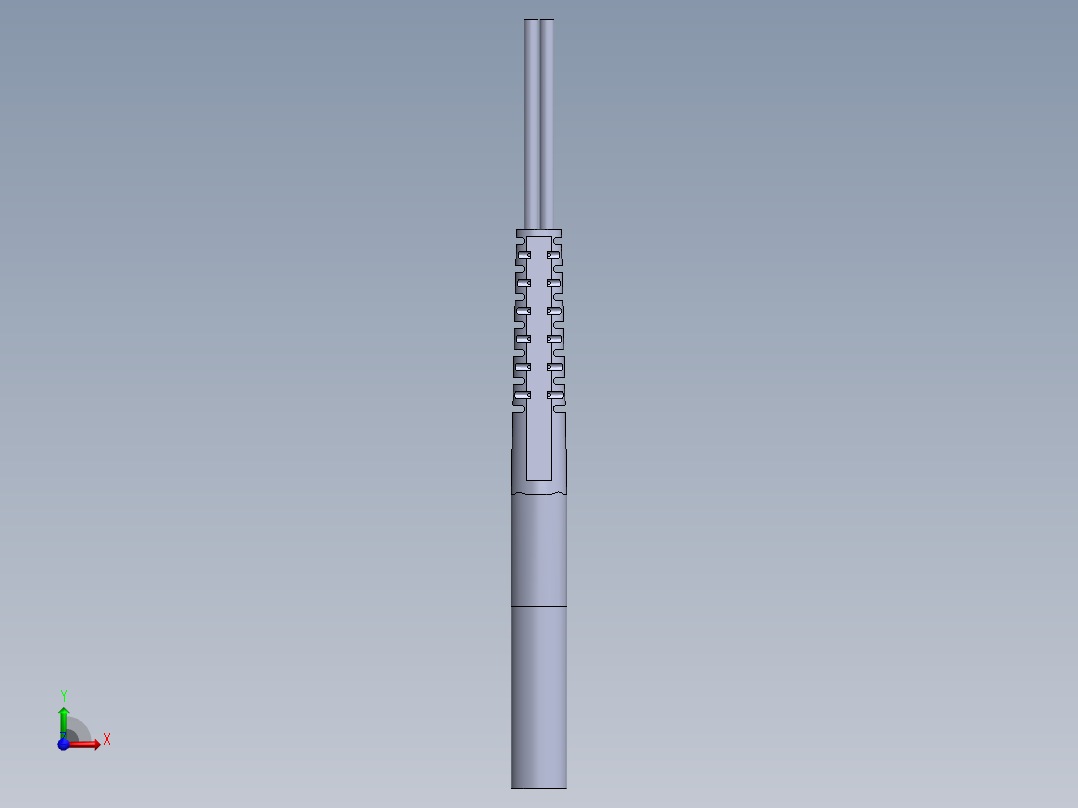 FFR-410 检测距离30mm 1M线 安装头M4前视图
