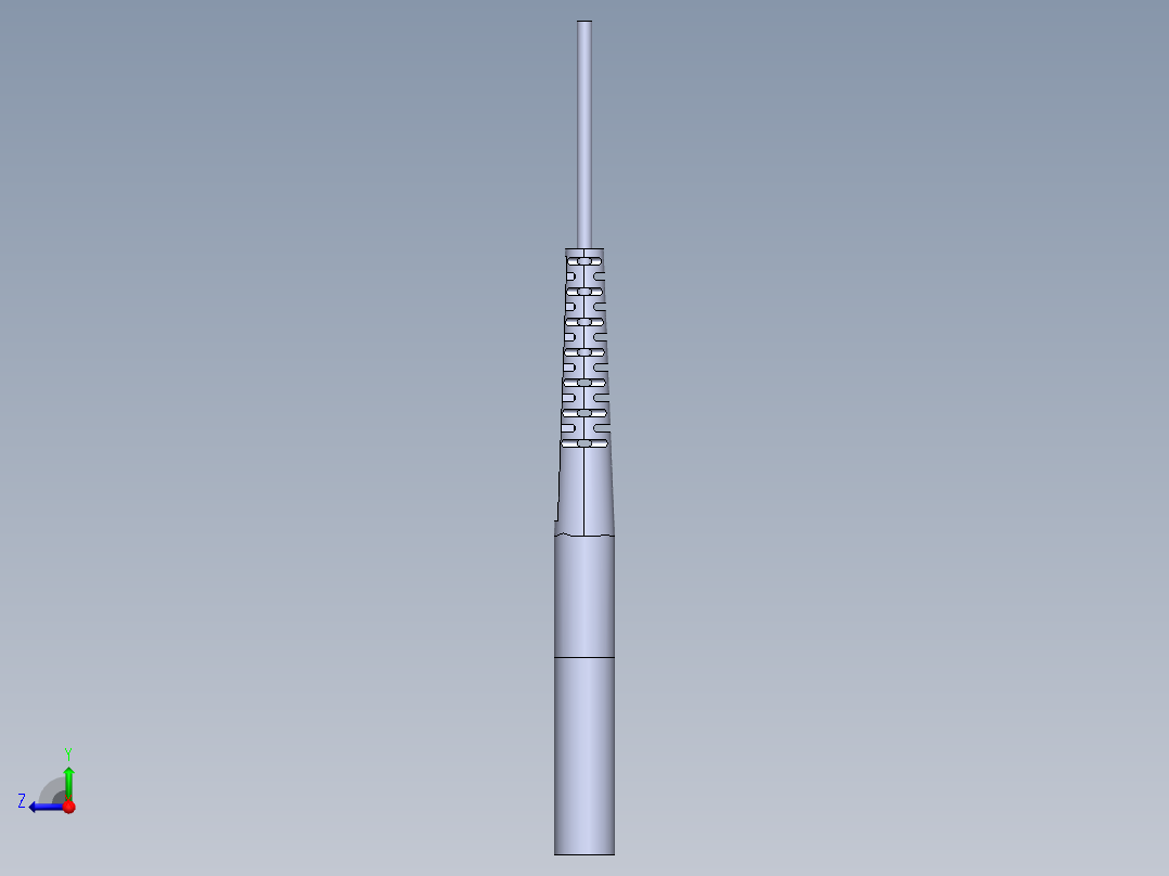 FFR-410 检测距离30mm 1M线 安装头M4右视图