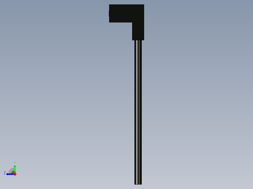 槽型光电传感器LU-L24右视图