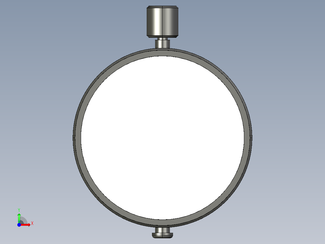 基恩士CA-LHS16_kc图纸模型前视图