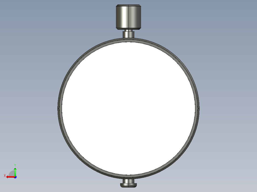 基恩士CA-LHS16_kc图纸模型后视图