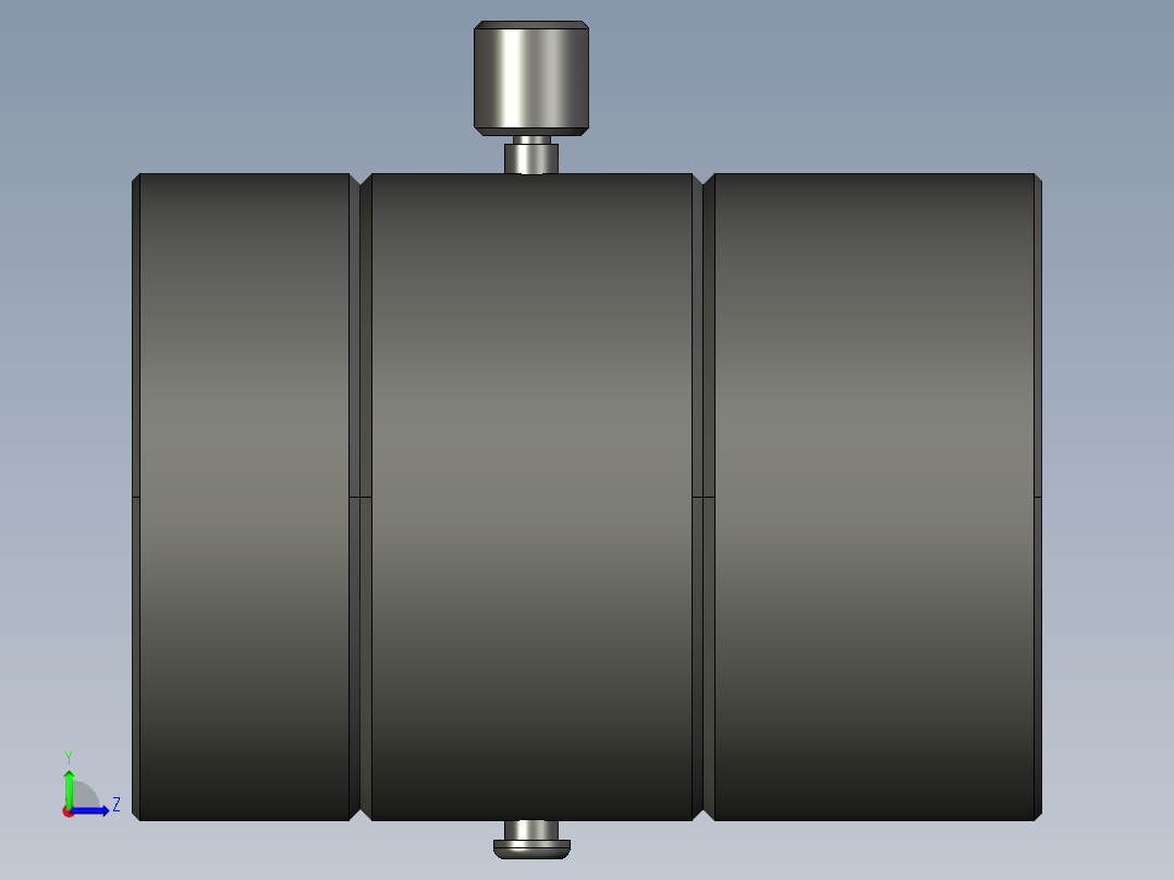 基恩士CA-LHS16_kc图纸模型左视图