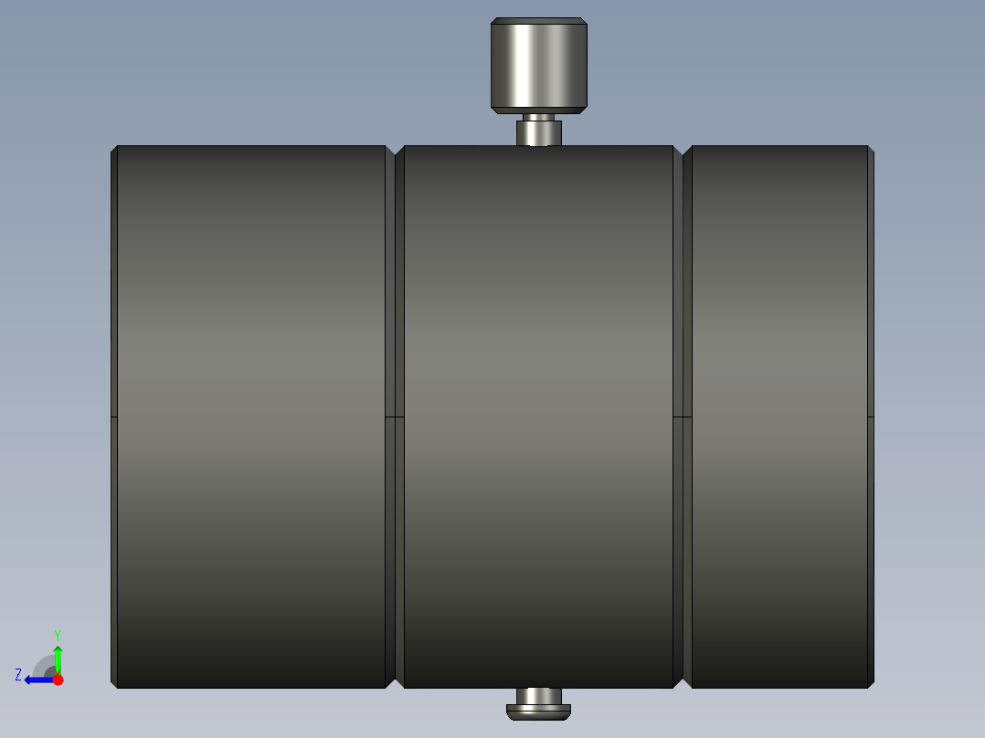 基恩士CA-LHS16_kc图纸模型右视图
