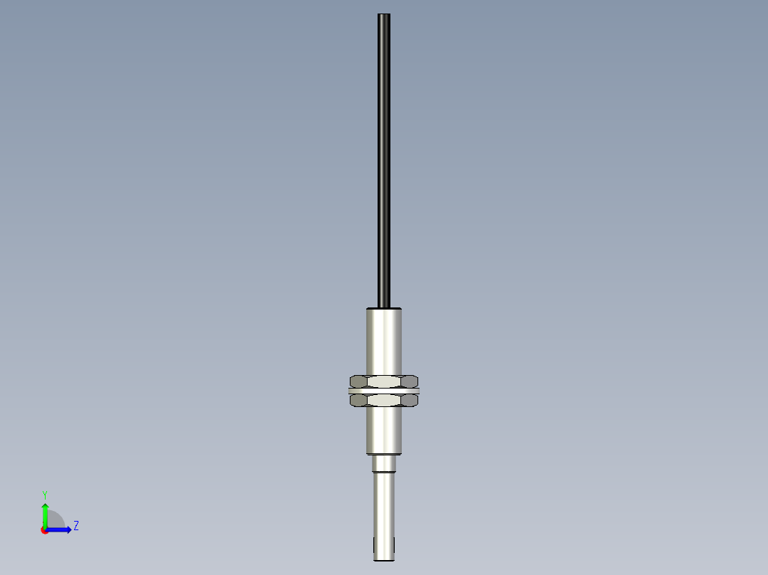 侧视光纤_漫反射型FR-F612左视图
