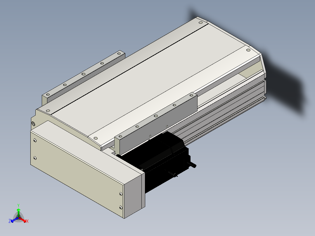 Toyo东佑达直线模组-ETH22-150-BL-750W正等轴测图