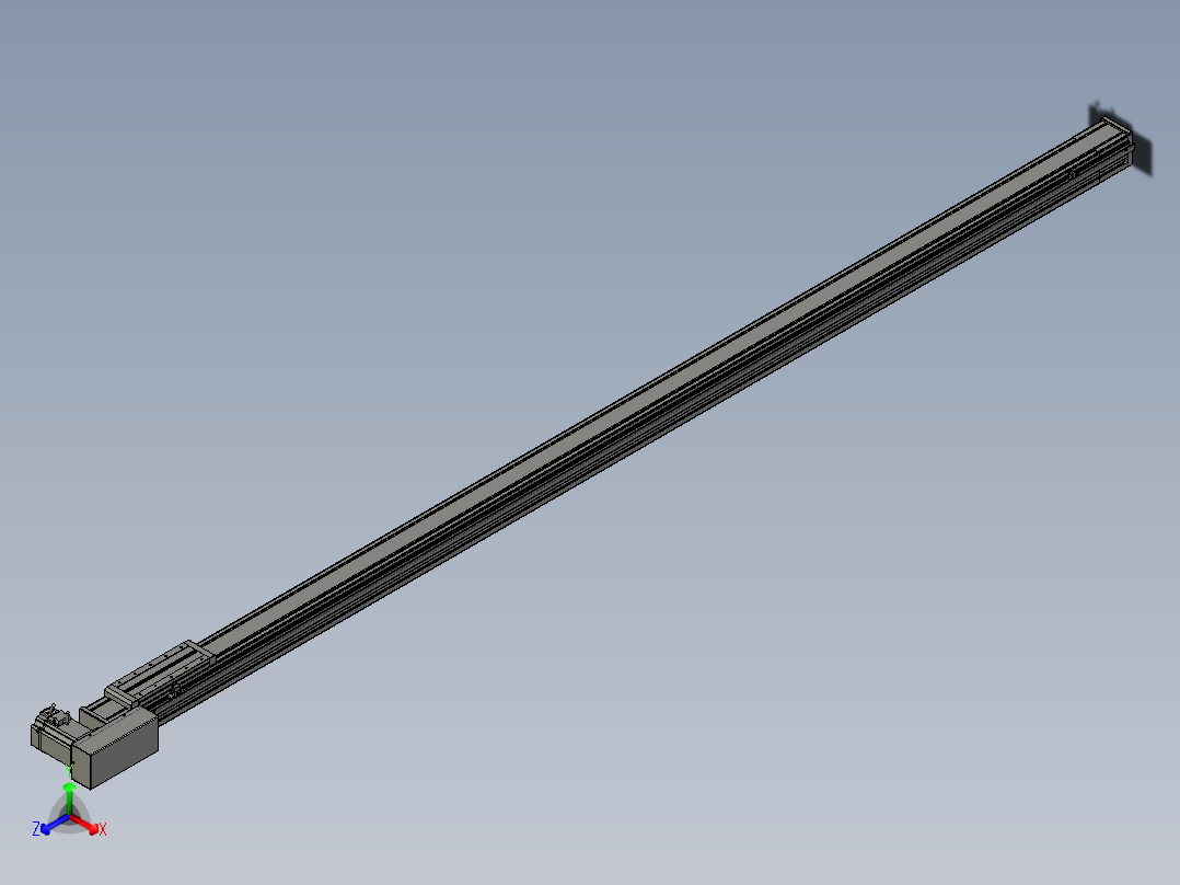 欧规系列-LB8-L75-S2600-BL-ZP75-C3正等轴测图