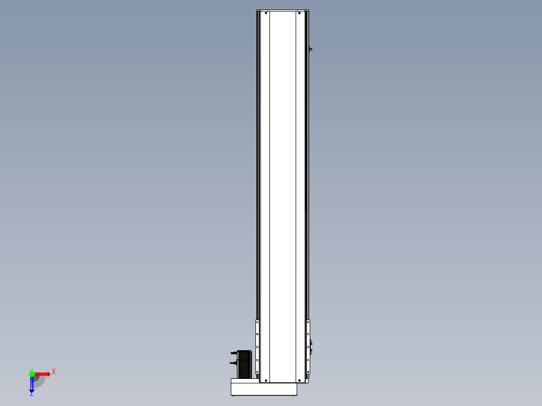 Toyo东佑达直线模组-ETH22-1250-BR-400W俯视图