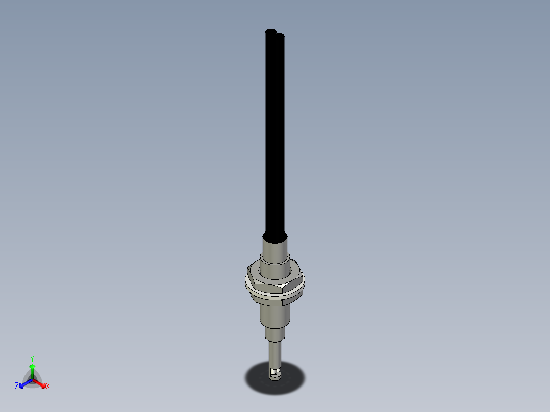侧视光纤_漫反射型FR-F611-I主视图
