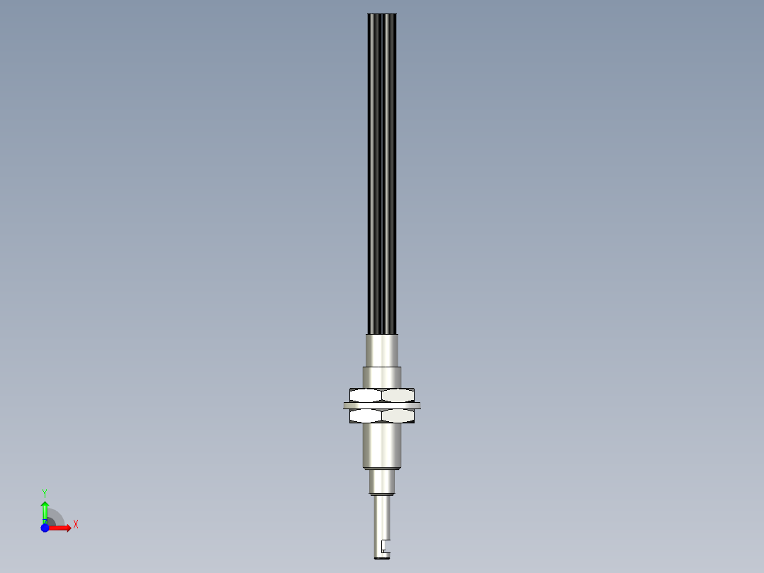 侧视光纤_漫反射型FR-F611-I前视图