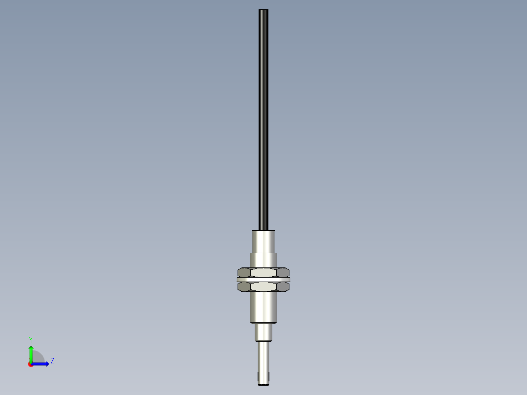 侧视光纤_漫反射型FR-F611-I左视图
