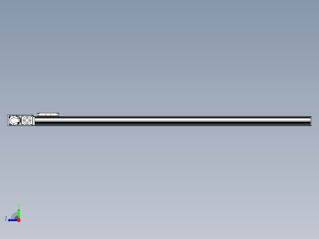 同步带全封闭直线模组TPA-HCB-105D-90-L1450-ML-C-P20-N3右视图