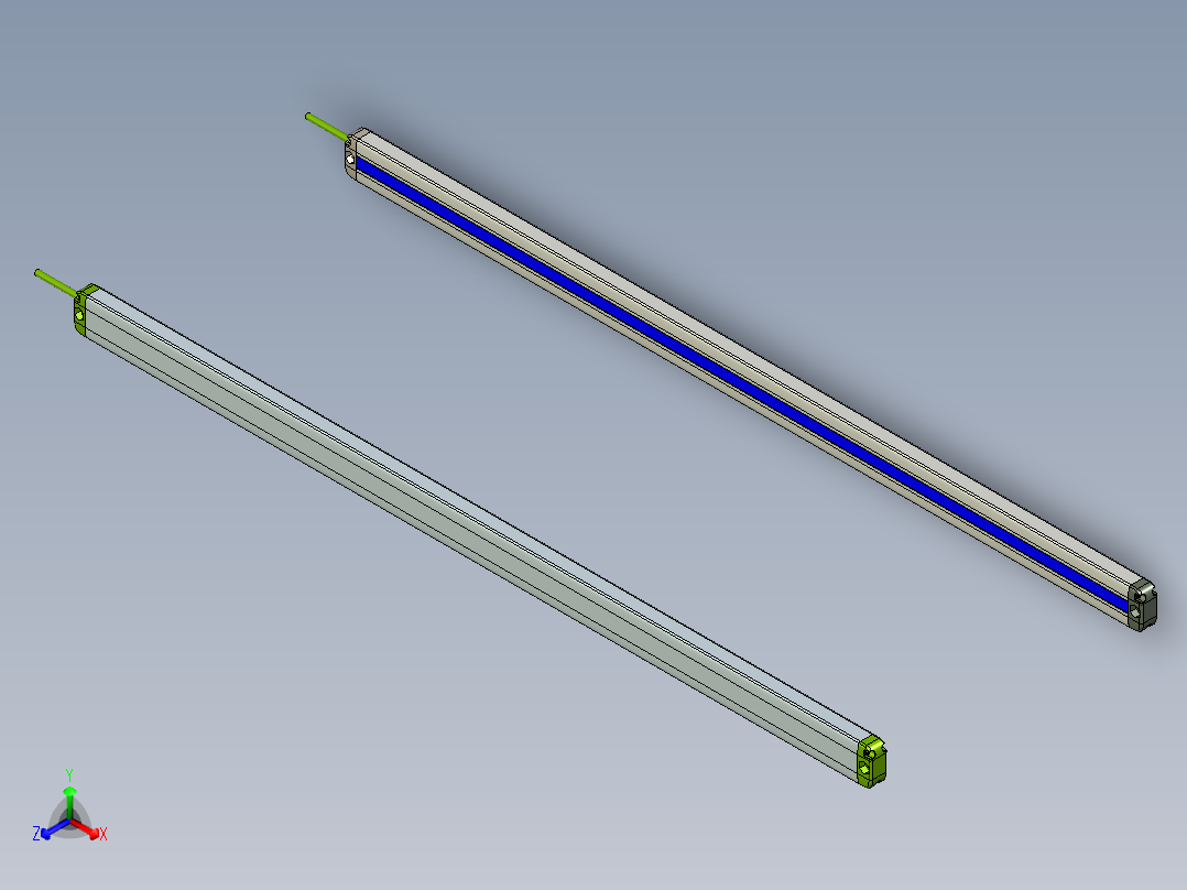 安全_区域传感器H2TLP6010_3D正等轴测图