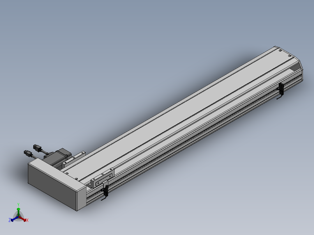 精密模组MY130-T10-750L-BR-P20B-C4-C正等轴测图