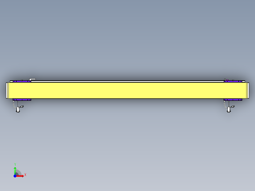 威洛博VL系列直线电机模组-2VL14S2-S1650前视图