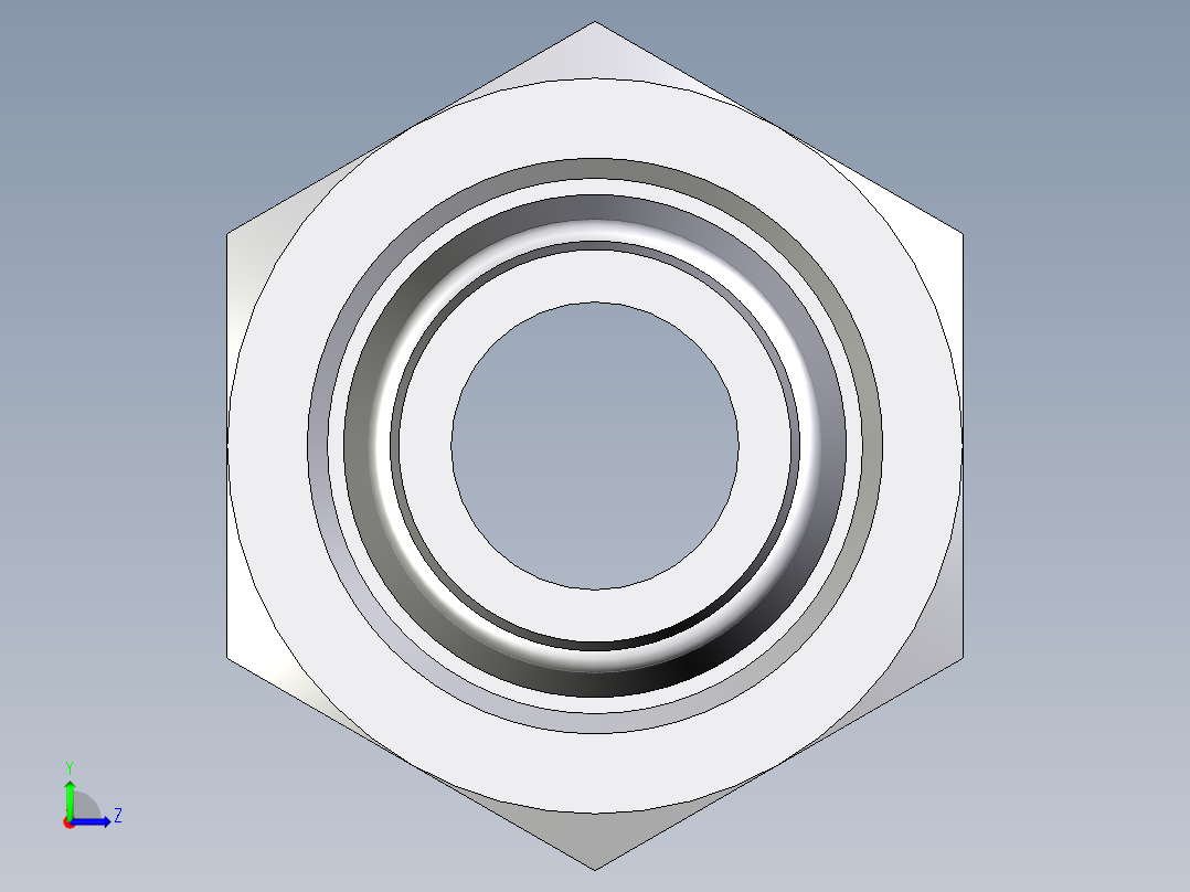 卡套式工业通用硬管接头EO_Distance_piece_adapter_DA25S71左视图