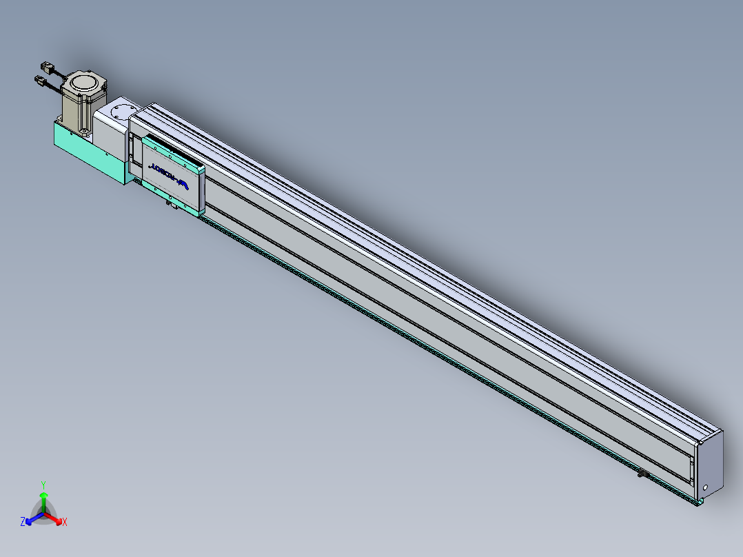 威洛博VBC同步带传动一无尘环境VBC14-L45-S1300-BL-ZP75-C3主视图