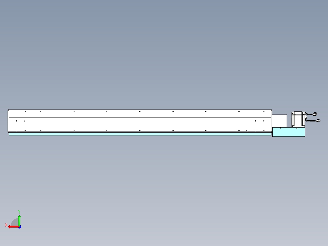 威洛博VBC同步带传动一无尘环境VBC14-L45-S1300-BL-ZP75-C3后视图