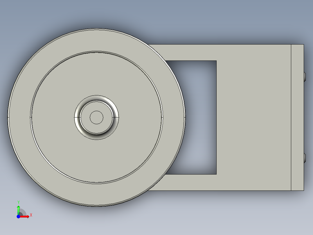 两轮平衡机器人前视图