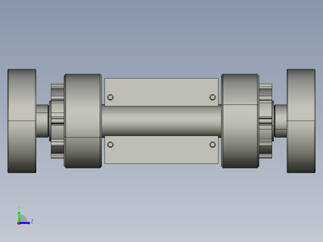两轮平衡机器人左视图