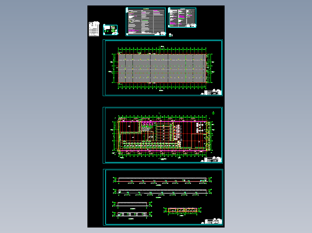 食用菌菌棒加工养菌车间建筑图