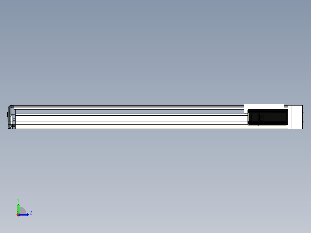 Toyo东佑达直线模组-ETH17-850-BR-M40B左视图