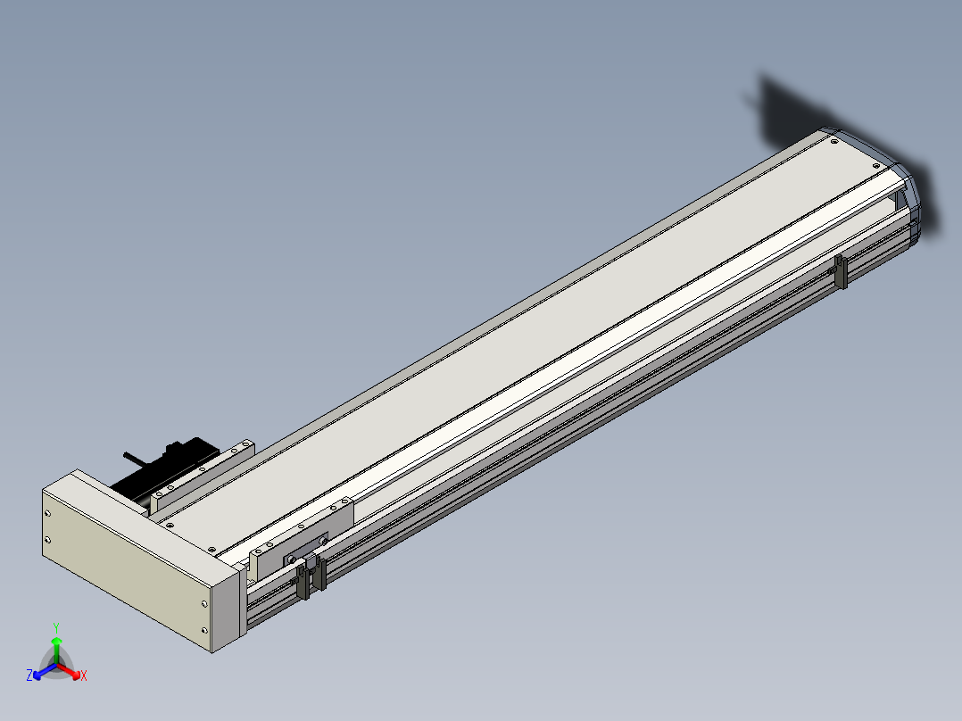Toyo东佑达直线模组-ETH17-850-BR-M40B正等轴测图