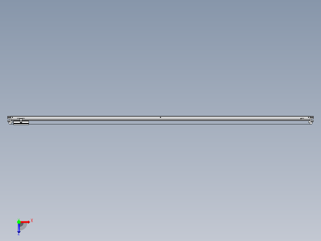 威洛博VL系列直线电机模组-VL17E2-S2900俯视图