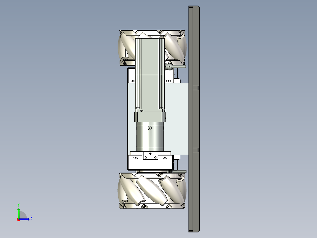 麦克纳姆轮组555794==20左视图