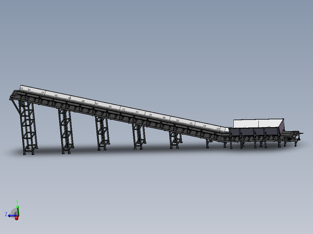 城市生活垃圾输送机sw18主视图