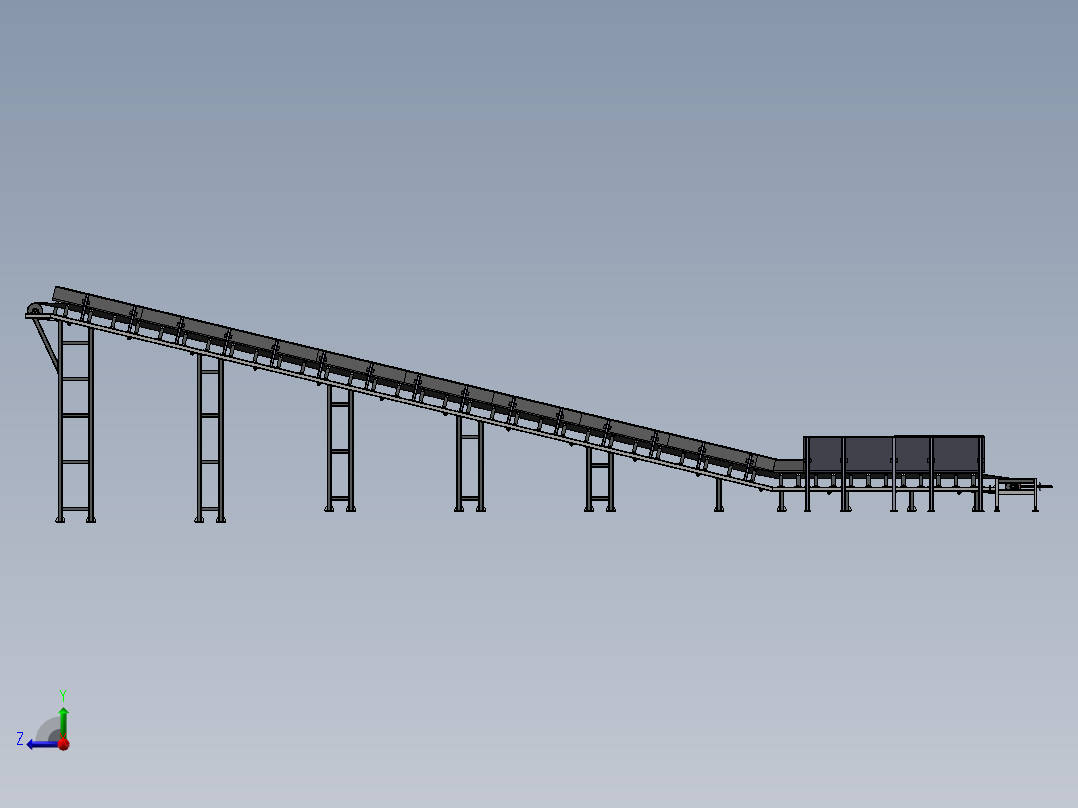 城市生活垃圾输送机sw18右视图
