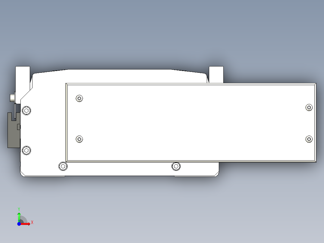 Toyo东佑达直线模组-ETH22-300-BL-400W+煞車前视图
