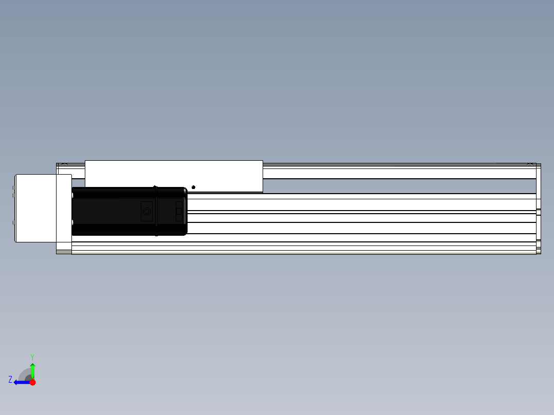 Toyo东佑达直线模组-ETH22-300-BL-400W+煞車右视图