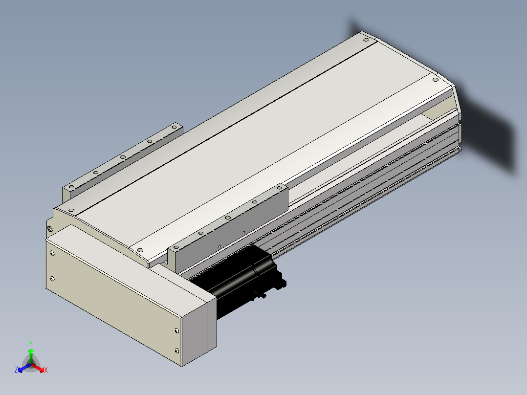 Toyo东佑达直线模组-ETH22-300-BL-400W+煞車正等轴测图