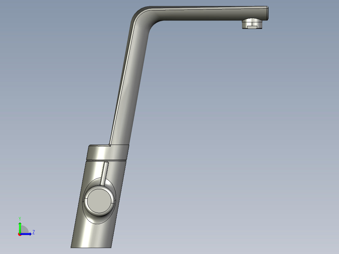 厨房水龙头左视图