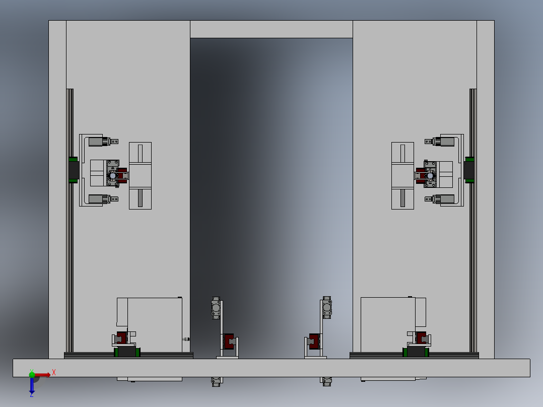模型汇总俯视图