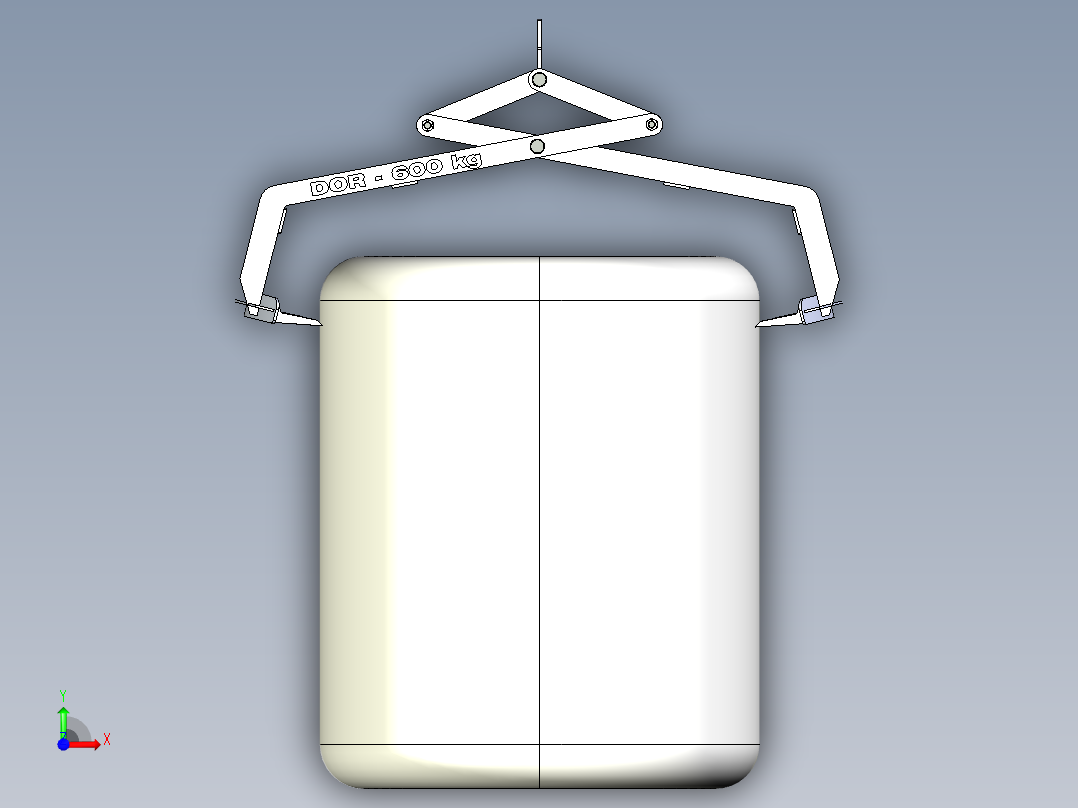 机械手抓STEP格式前视图