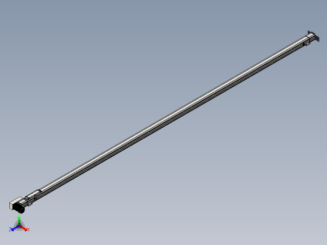 Toyo东佑达直线模组-M65-S-4000-L-M40-C4主视图