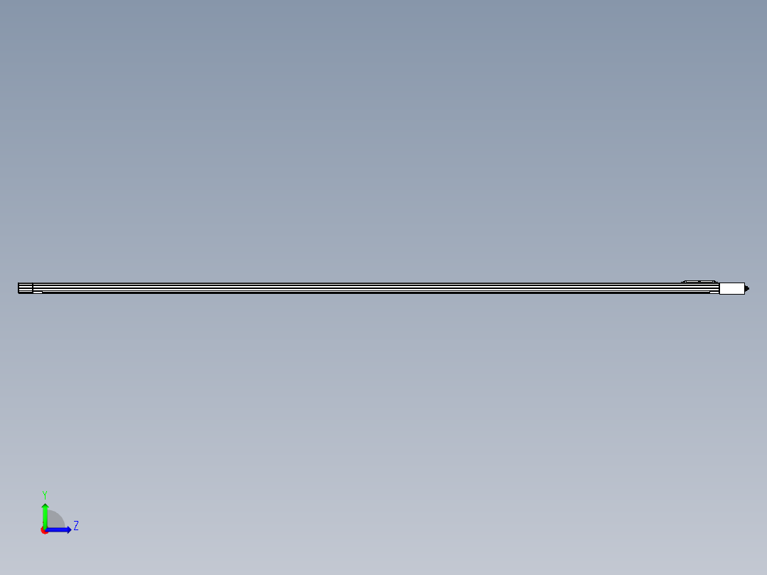 Toyo东佑达直线模组-M65-S-4000-L-M40-C4左视图