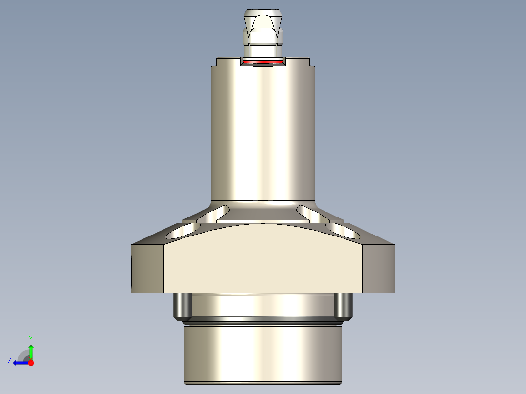 KOSMEKSFA1000-M2N-090-H50多系列多零件图纸模型多系列多零件图纸模型右视图