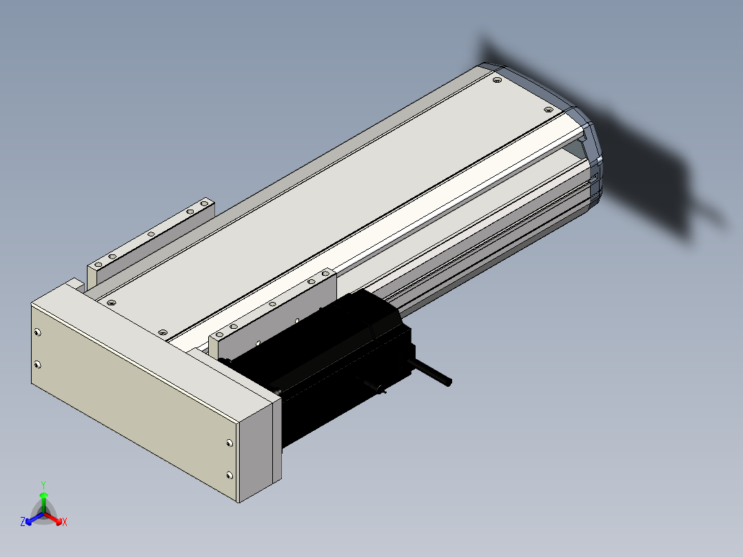 Toyo东佑达直线模组-ETH17-300-BL-M75B主视图