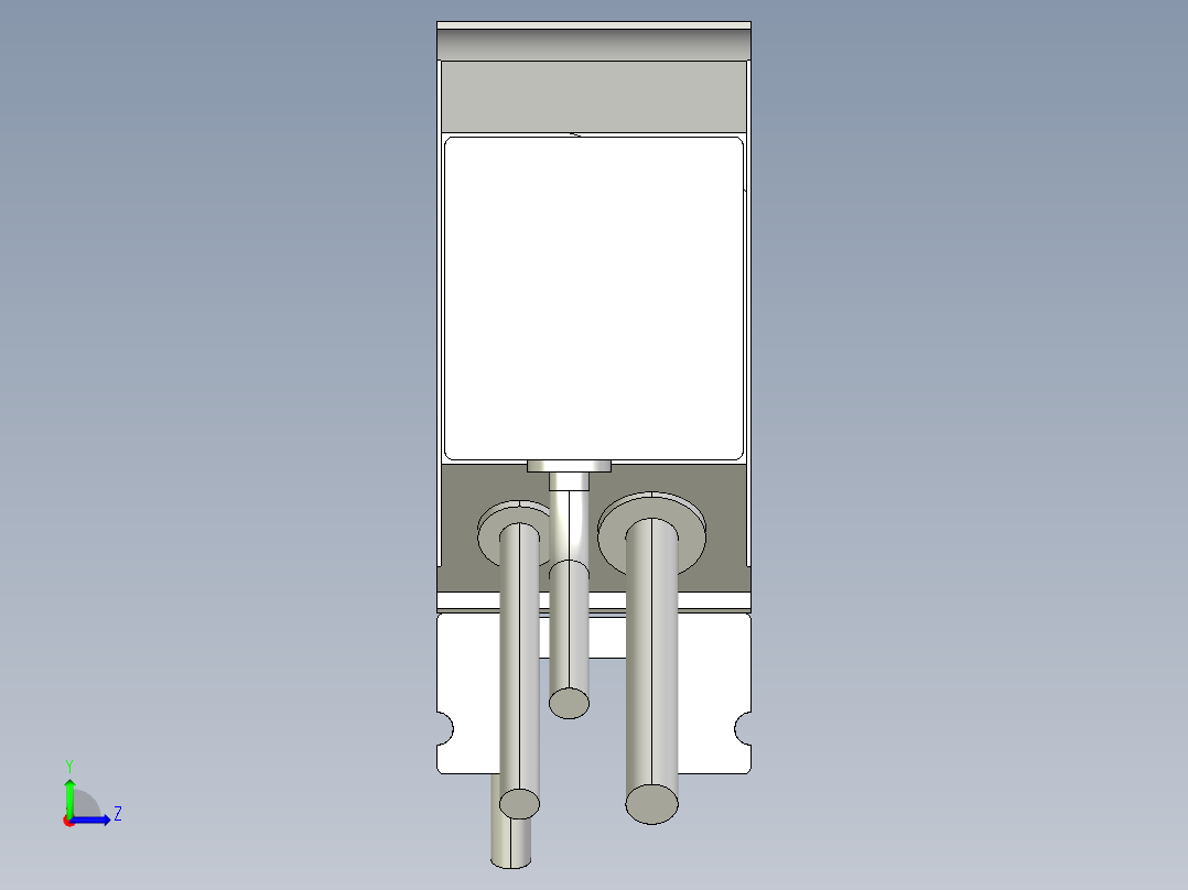 基恩士LS-7030M_kc图纸模型左视图