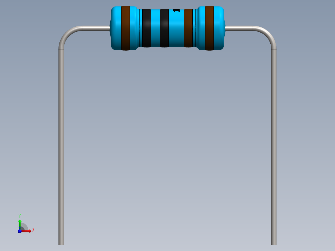 电容器 二极管 电阻器-Resistor 1K Ohm 1 Watt前视图