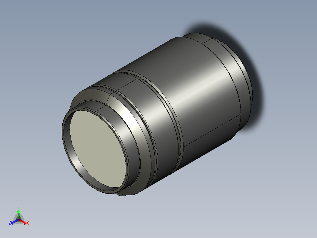 基恩士CA-LHR16_kc图纸模型主视图