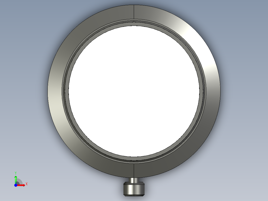 基恩士CA-LHR16_kc图纸模型前视图