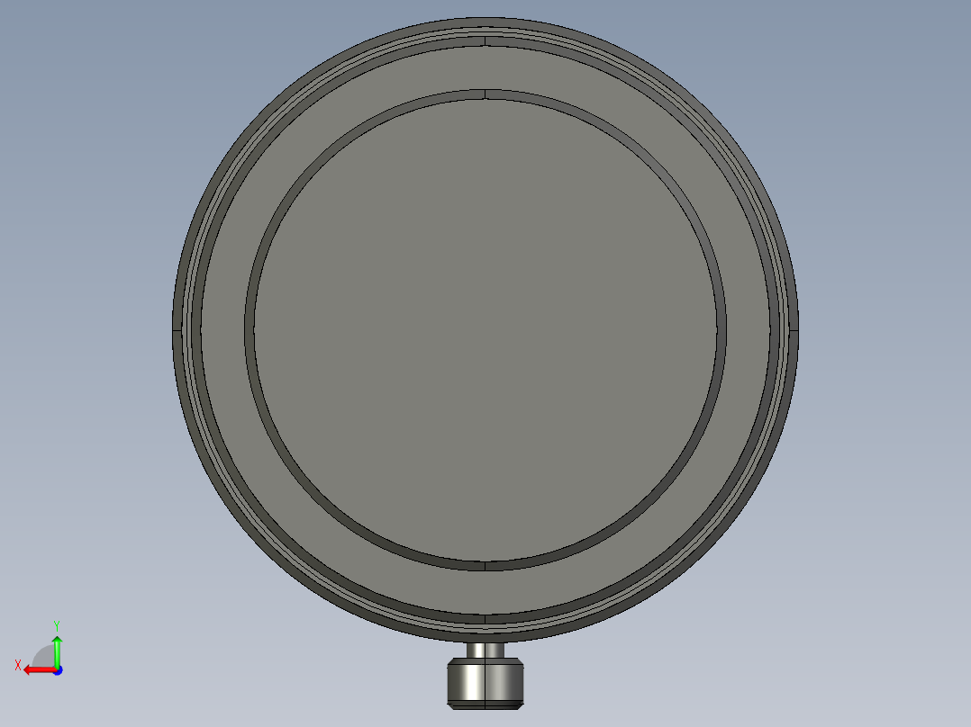 基恩士CA-LHR16_kc图纸模型后视图