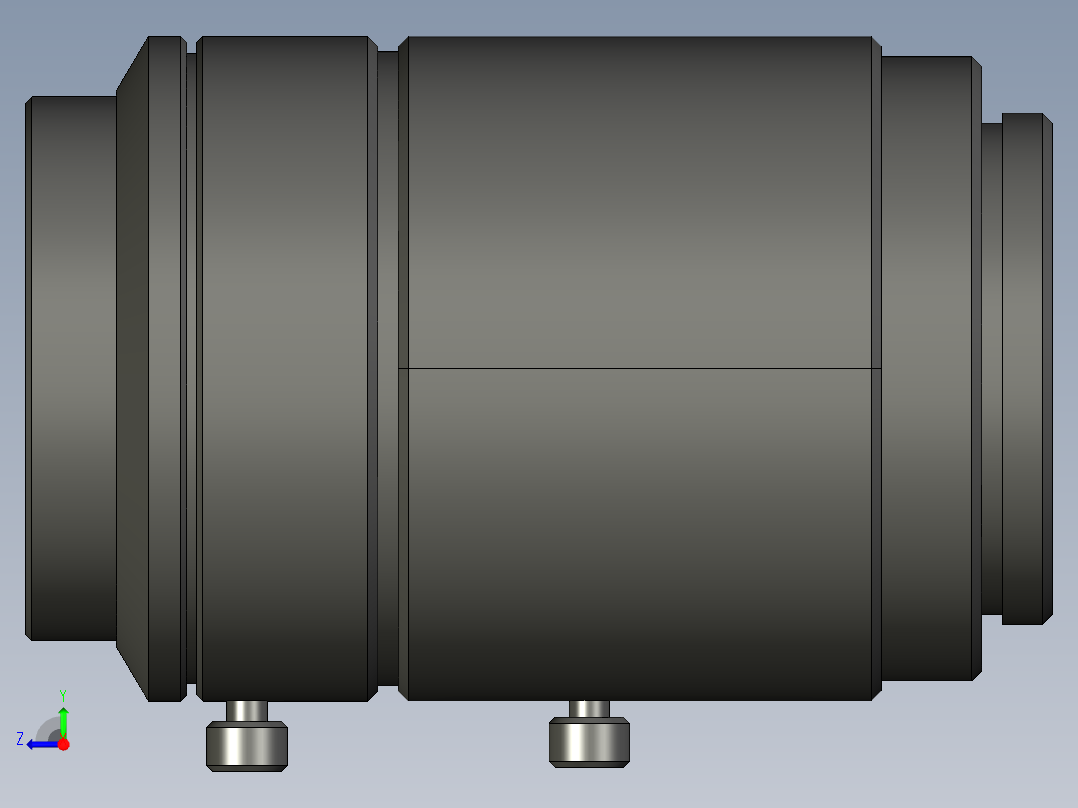 基恩士CA-LHR16_kc图纸模型右视图