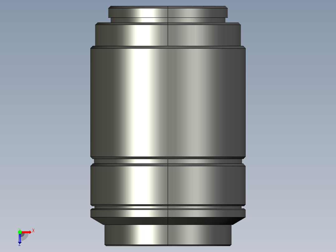 基恩士CA-LHR16_kc图纸模型俯视图