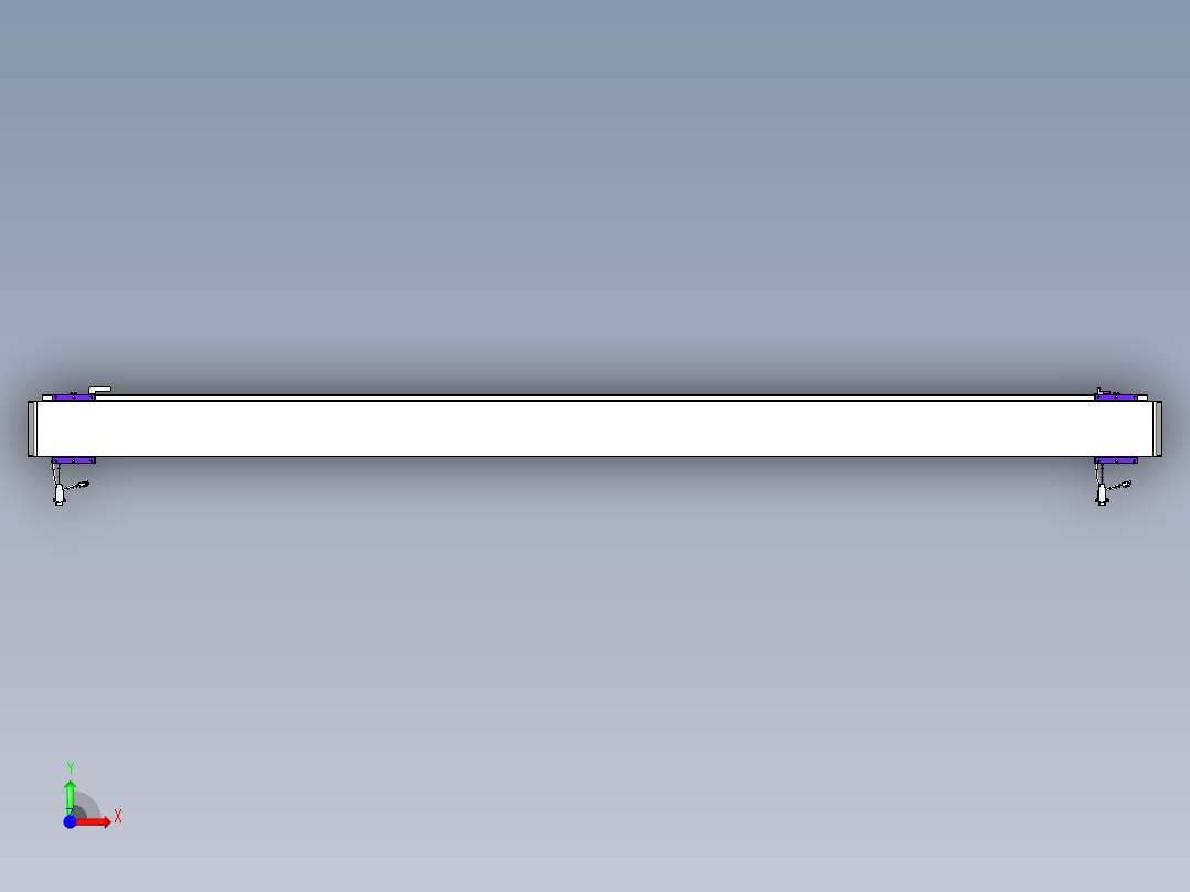 威洛博VL系列直线电机模组-2VL14S1-S2500前视图