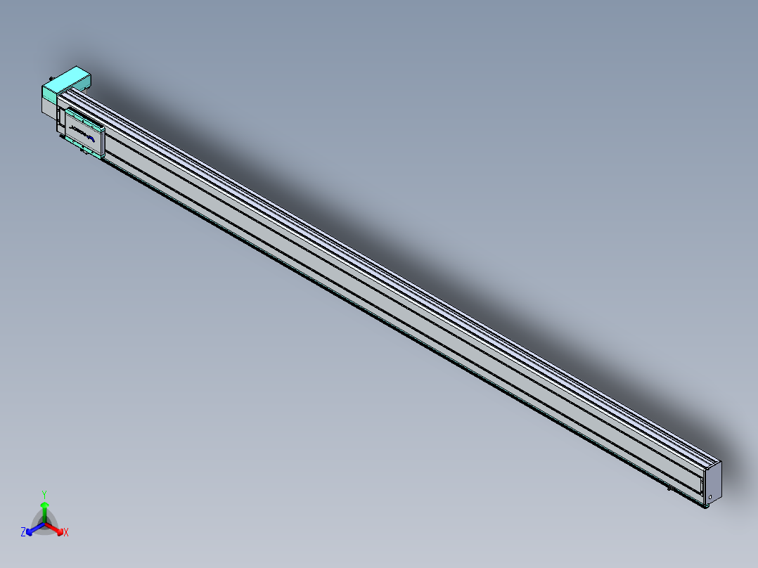 威洛博VBC同步带传动一无尘环境VBC14-L45-S2600-BRD-ZP40-C3主视图